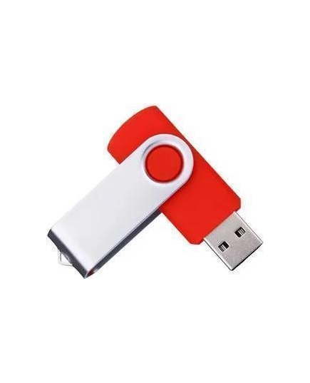 Флеш-накопитель USB2.0 Flash DeTech 16GB Swivel Red