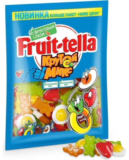 Жевательный мармелад Fruit-tella "Крутой Микс" 7*850г