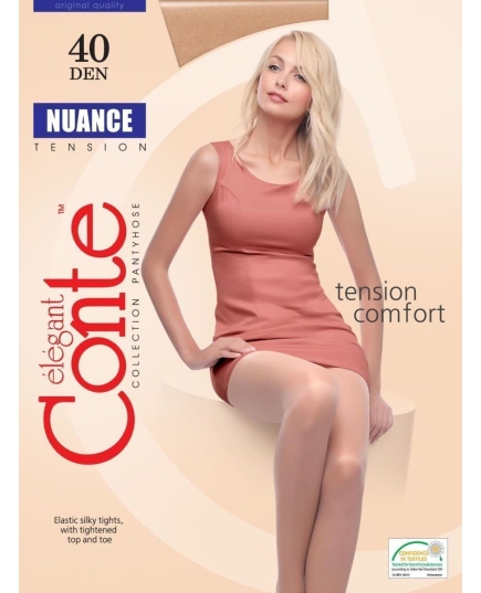 Колготки с шортиками Conte NUANCE 40 Lycra® (8С-37СП), Цвет: Natural, Размер: 7