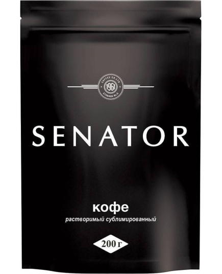 Кофе растворимый сублимированный SENATOR, 200г