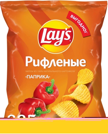 Чипсы Lay's Рифлёные Паприка, 225г