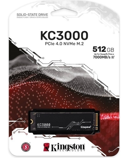 SSD-накопитель M.2 NVMe 512Гб Kingston SKC3000 (SKC3000S/512G)