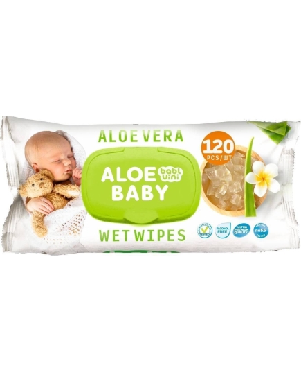 Влажные салфетки Ping&Vini Aloe Baby, 120 шт