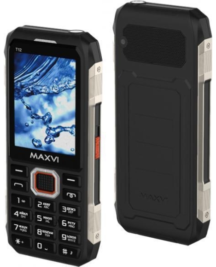 Сотовый телефон Maxvi T12 Black