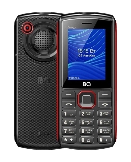 Мобильный телефон BQ 2452 Energy Black+Red