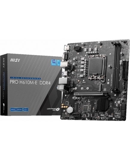 Материнская плата intel H610 MSI PRO H610M-E DDR4