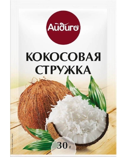 Кокосовая стружка Айдиго белая 30 г