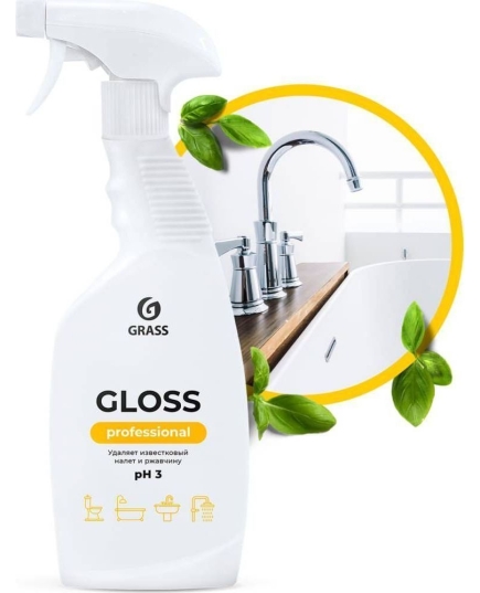 Чистящее средство для сан.узлов Grass "Gloss Professional", 600 мл