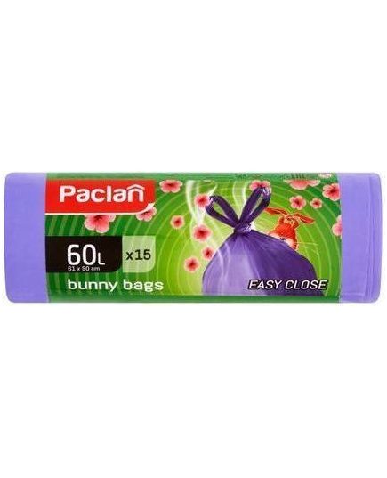 Paclan Мешки для мусора Bunny Bags Aroma, 60 л 15 шт