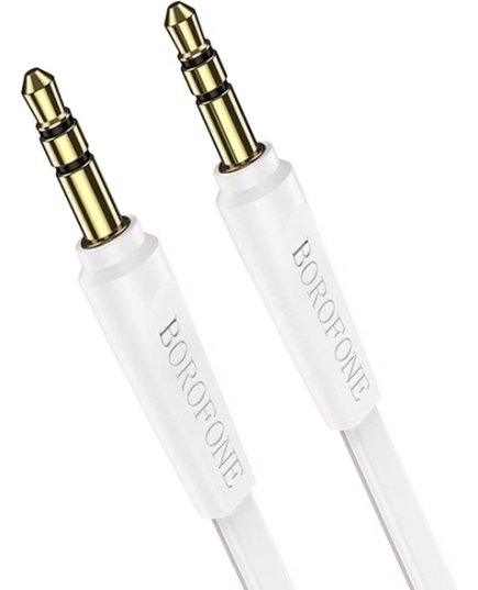 Аудиокабель AUX 3.5mm 1.0м Borofone BL6 (White)