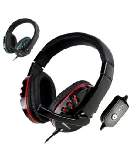 Игровые наушники DeTech DT-790G Black/red