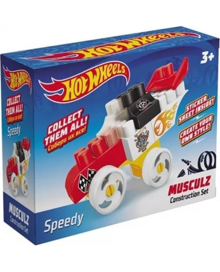 Констр-р Hot Wheels серия musculz Speedy, 16 эл Арт.709