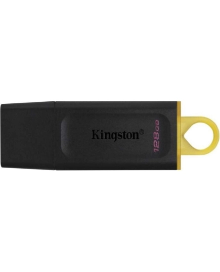 Флеш Диск Kingston 128Gb DataTraveler Exodia DTX/128GB USB3.0 черный/желтый