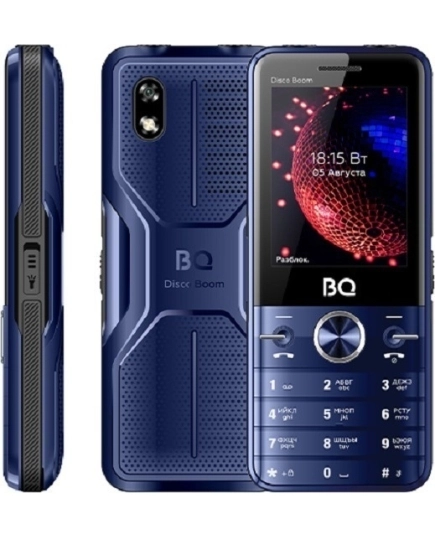 Мобильный телефон BQ Disco Boom Black+Blue (BQ-2842)