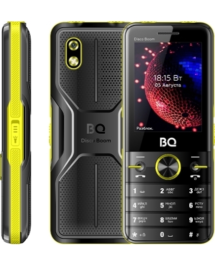 Мобильный телефон BQ Disco Boom Black+Yellow (BQ-2842)