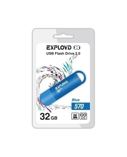 USB флэш-накопитель EXPLOYD 32GB-570 синий