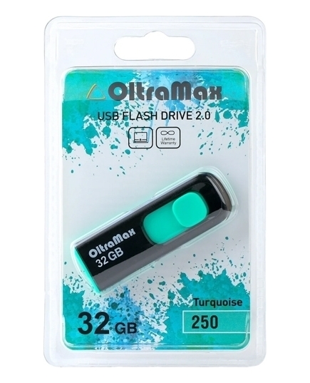 USB флэш-накопитель OLTRAMAX OM-32GB-250 бирюзовый