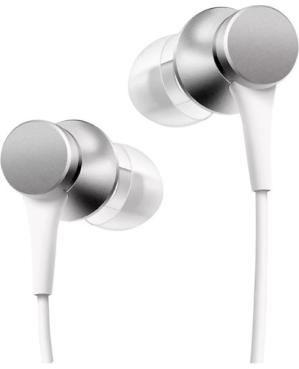 Наушники Внутриканальные Xiaomi Mi In-Ear Basic 1.25м серебристый проводные (ZBW4355TY/HSEJ03JY)