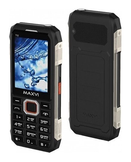 Мобильный телефон Maxvi T12 Black