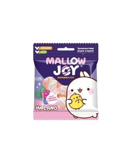 Маршмеллоу MOLANG MALLOW JOY с начинкой во флоупаке, 25г