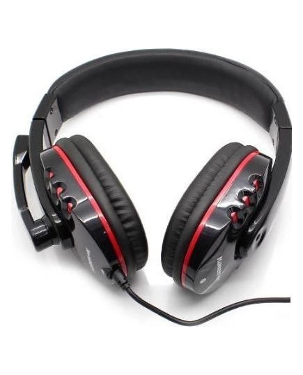 Наушники Накладные DeTech DT-790 Black/Red