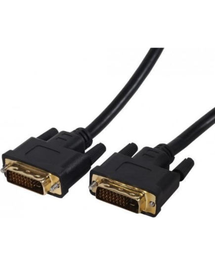 Кабель Цифровой DeTech DVI(24+1)M-M 3m 2 ferite