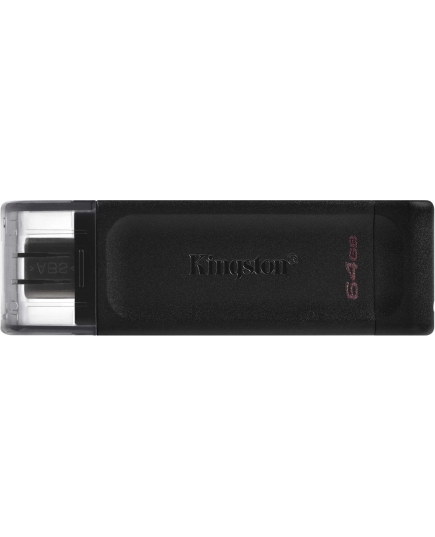 Флеш Диск Kingston 64Gb DataTraveler 70 Type-C DT70/64GB USB3.2 черный