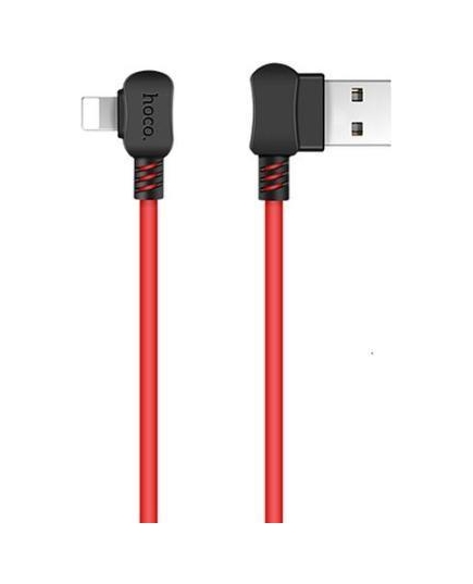 Кабель Lightning HOCO X19 Enjoy cable red-black