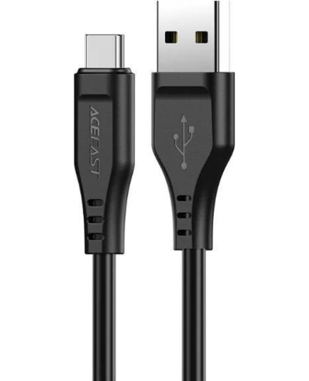 Кабель Type-C ACEFAST C3-04 TPE charging data cable для подзарядки. Цвет: Black