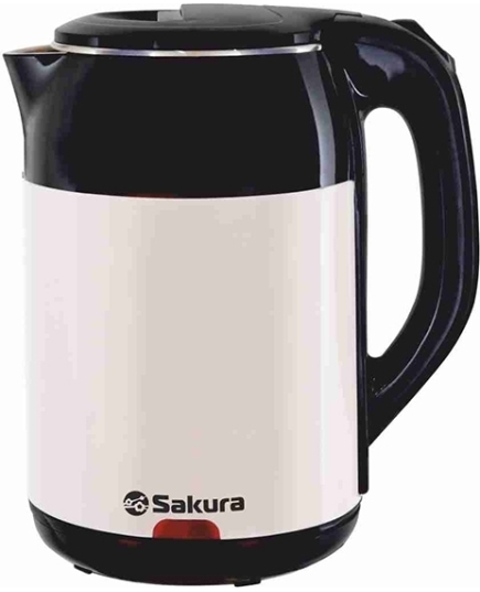 Чайник электр Sakura SA-2168BW (1.8) черн/бел