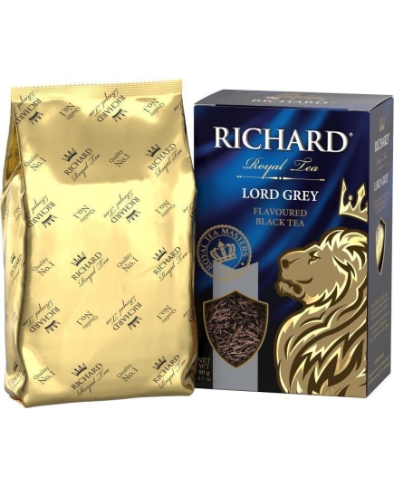 Чай черный крупнолистовой RICHARD "Lord Grey" 90 г