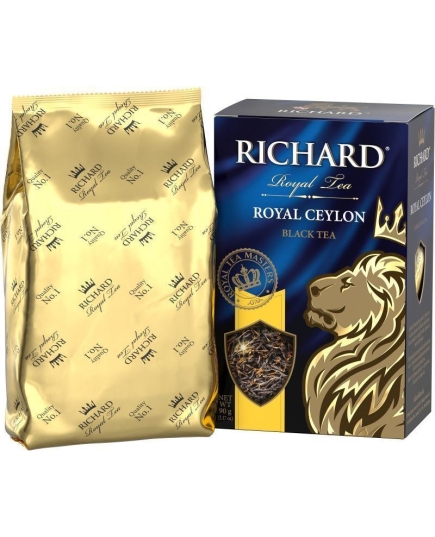 Чай черный крупнолистовой RICHARD "Royal Ceylon" 90 г