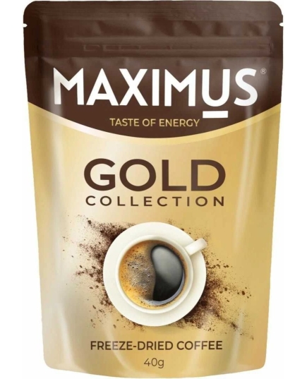 Кофе растворимый MAXIMUS Gold collection в мягкой упаковке, 40 гр