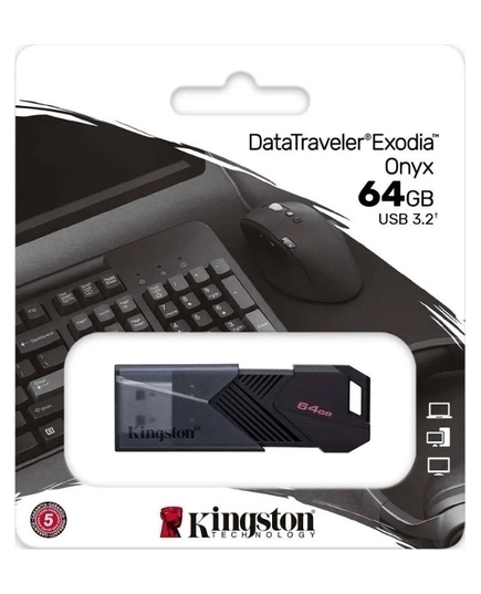 USB-флэш 64 ГБ Kingston DataTraveler Exodia Onyx (DTXON/64GB)