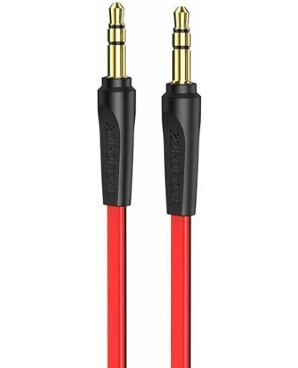 Аудиокабель AUX 3.5mm 1.0м Borofone BL6 (Red)