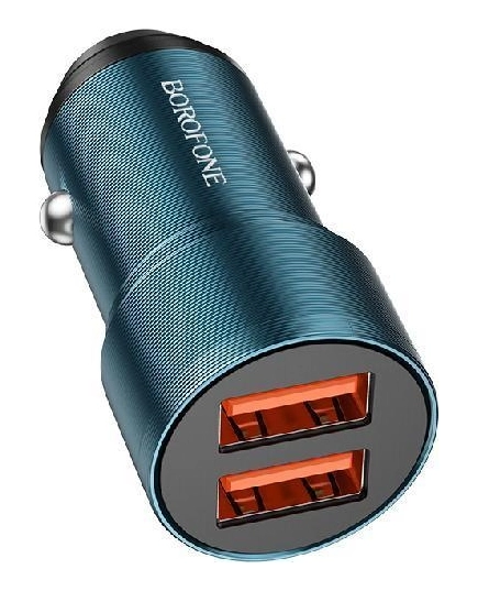 АЗУ Borofone BZ19 2USB 2.4A W12 для micro USB (Sapphire Blue)