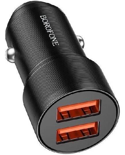 АЗУ Borofone BZ19 2USB 2.4A W12 для Type-C (Black)