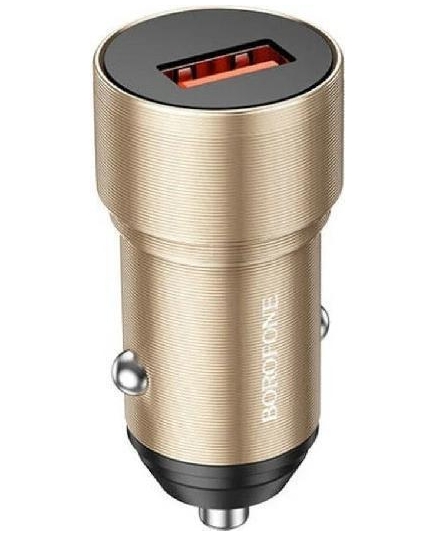 АЗУ Borofone BZ19A 1USB 3.0A QC3.0 18W быстрая зарядка для micro USB (Gold)