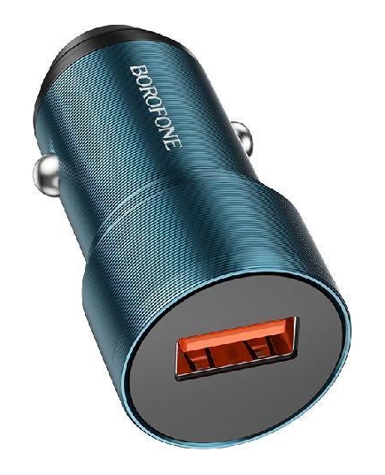 АЗУ Borofone BZ19A 1USB 3.0A QC3.0 18W (Sapphire Blue)