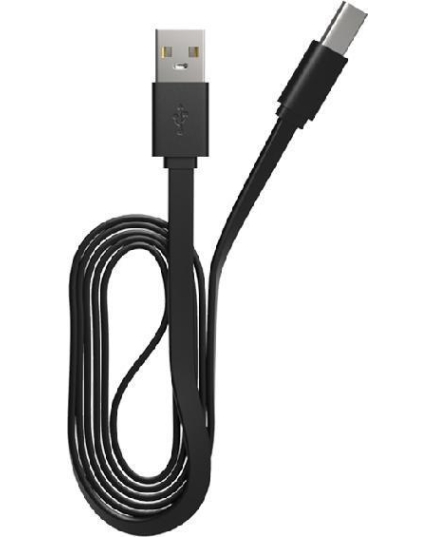 Кабель Maxvi MC-02LF black USB-Type C