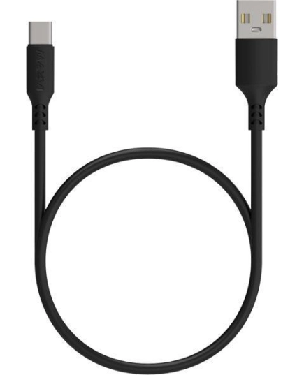 Кабель Maxvi MC-A02 UP black USB-Type C