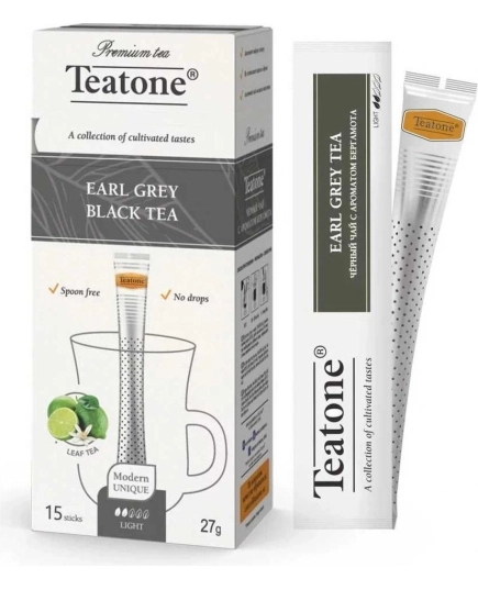 Чай Teatone Earl Grey Tea в стиках, 15шт 1.8г