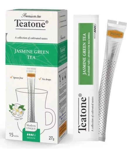 Чай Teatone Jasmine Green Tea в стиках, 15шт 1.8 г