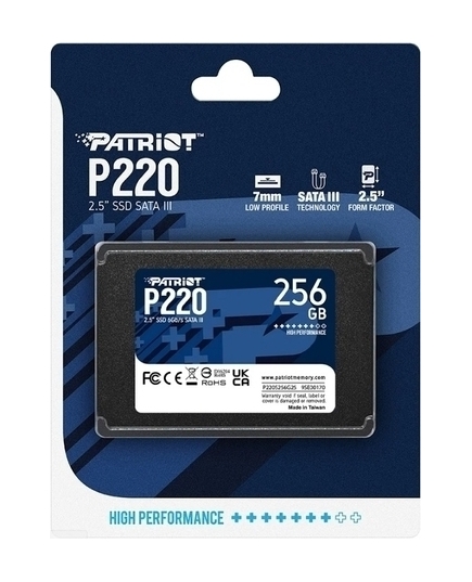 SSD-накопитель 2.5' 256Гб Patriot Memory P220 (P220S256G25)