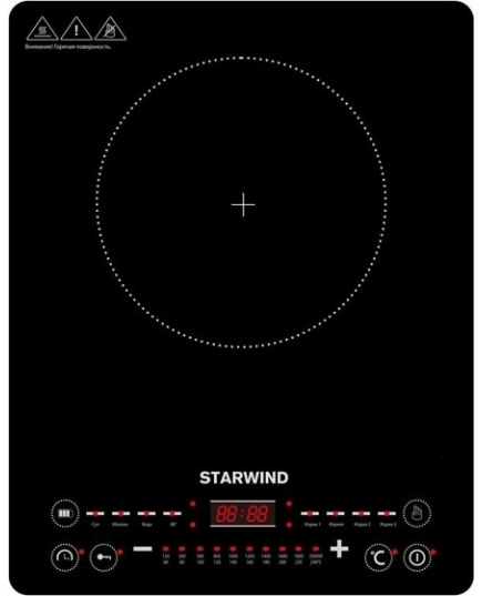 Плита индукционная Starwind STI-1001 черный