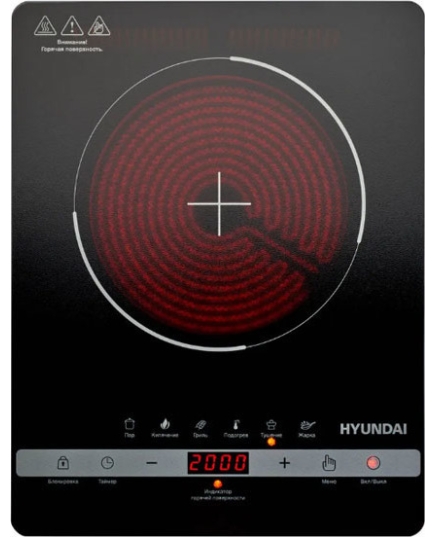 Плита инфракрасная Hyundai HYC-0120 черный