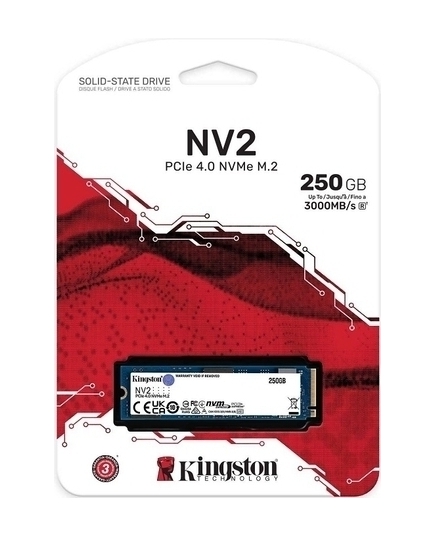 SSD-накопитель M.2 NVMe 250Гб Kingston NV2 250GB (SNV2S/250G)