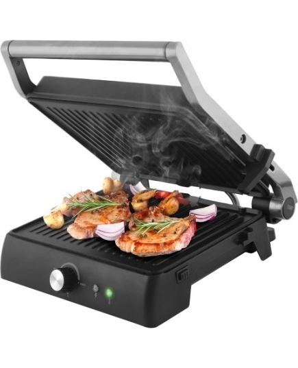 Гриль Endever Grillmaster 225 серебристый/черный