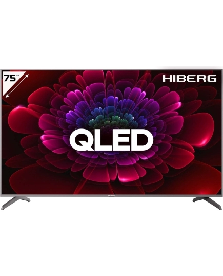 Телевизор 75" Hiberg QLED 75Y, Smart, 4K