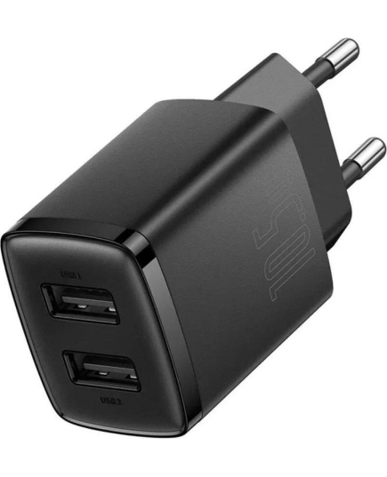 Сетевая зарядка BASEUS Compact Charger 2U 10.5W